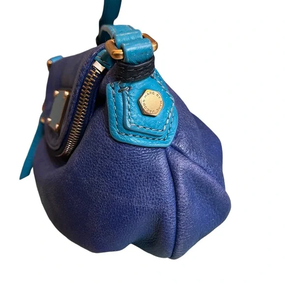 MARC by MARC JACOBS Blue/Teal Mini Natasha Crossbody Bag